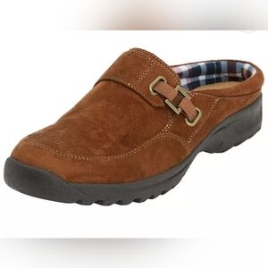 Comfortview Men's Tan Suede Loafers